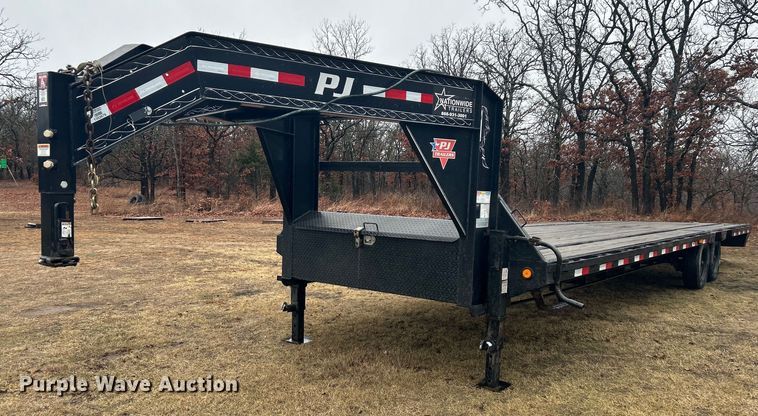 2021 PJ Trailers Gooseneck LS322 equipment trailer - DN0672