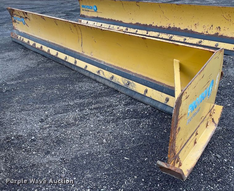 Protech LP18L 18' W wheel loader snow pusher  - DS5435