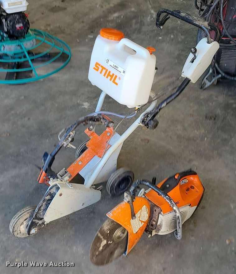 Stihl TS420 concrete saw - LJ9521