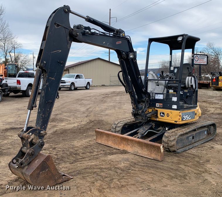 2015 John Deere 35G mini excavator - DM7739