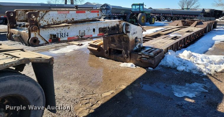 1994 Load King 503605DD lowboy equipment trailer - LA9589