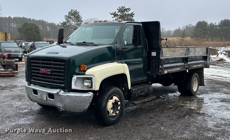 2007 GMC Kodiak dump flatbed truck - LO9481