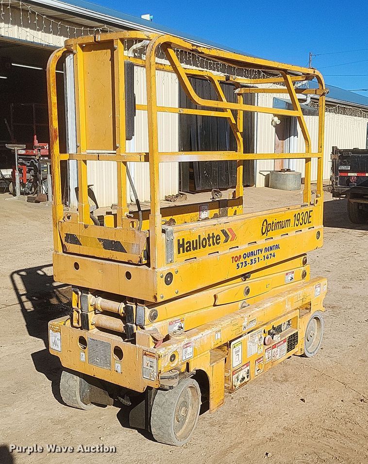 2009 Haulotte Optimum 1930E scissor lift - MI9928