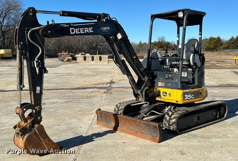 2020 John Deere 35G mini excavator - NA9785