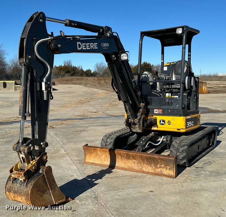 2020 John Deere 35G mini excavator - NA9786