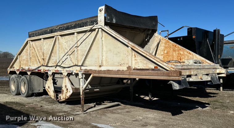 1984 Boothell bottom dump trailer - NI9724