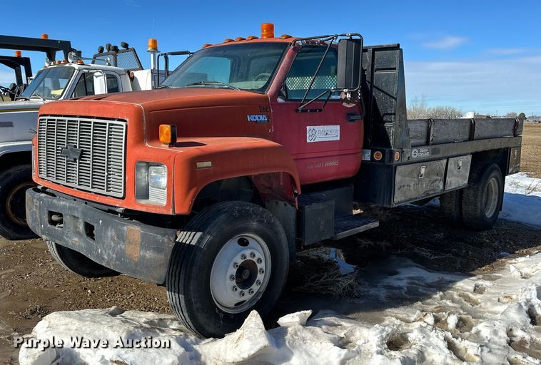 1994 Chevrolet Kodiak dump flatbed truck - NS9222