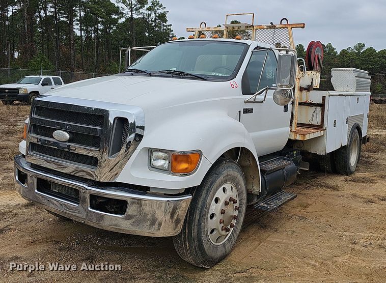 2008 Ford F750 Super Duty XL utility / service truck - NP9161