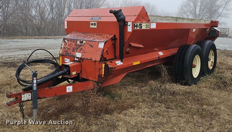 H&S 2602 manure spreader - DK0522