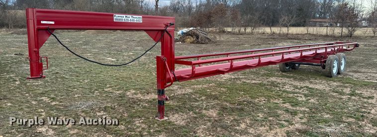 S and J Welding hay bale trailer - NM9294