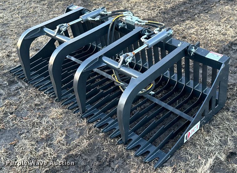JCT skid steer rock grapple bucket - OJ9399