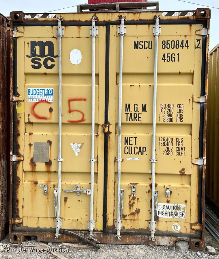 2002 Yangzhou Tongyun TYC-126A shipping container  - OM9836