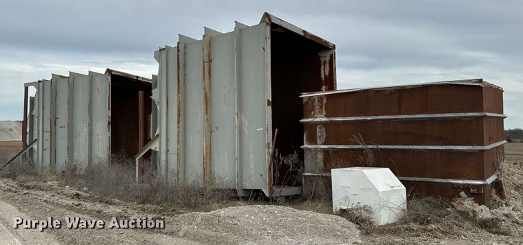 (2) gravity feed bins - HL9229