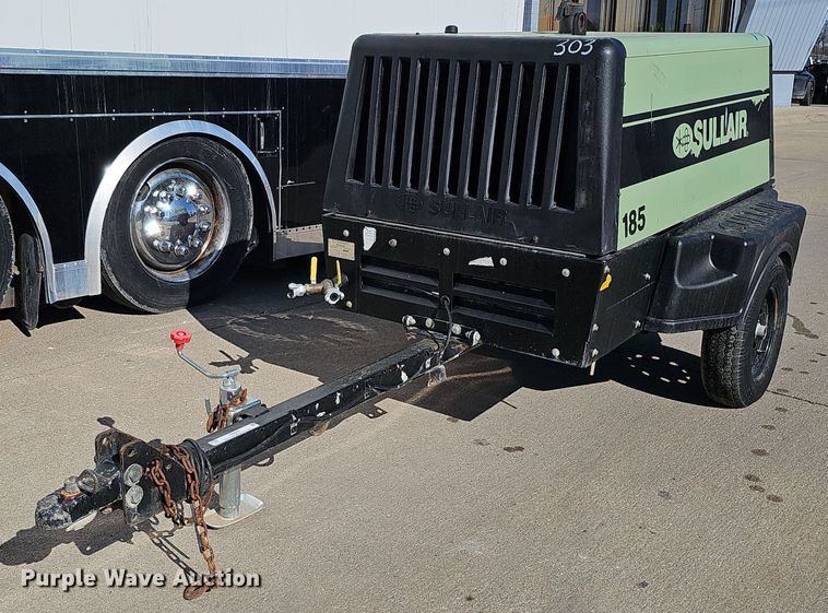 2017 Sullair 185D DPQ KU4F air compressor - IO9847