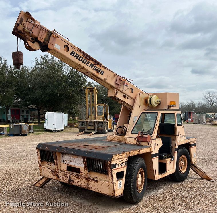 Broderson 10 80 2D crane - KV9865