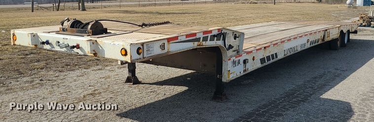 2006 Landoll 930B drop deck equipment trailer - MQ9610