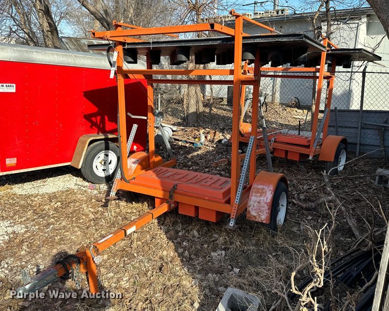 (2) Trafcon TC1-25S arrow board trailers - NN9491