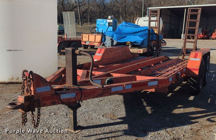 Shop built equipment trailer - OD9250