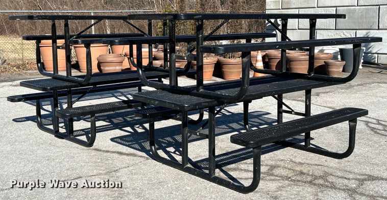 (4) 8' picnic tables - EK4061