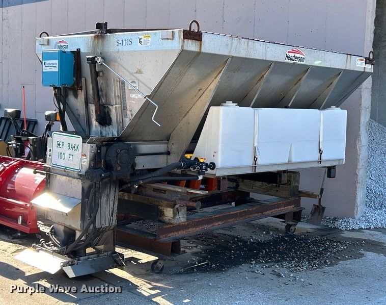 Henderson FSH X 10 X 48 X 304SS 10' salt spreader - EK4074