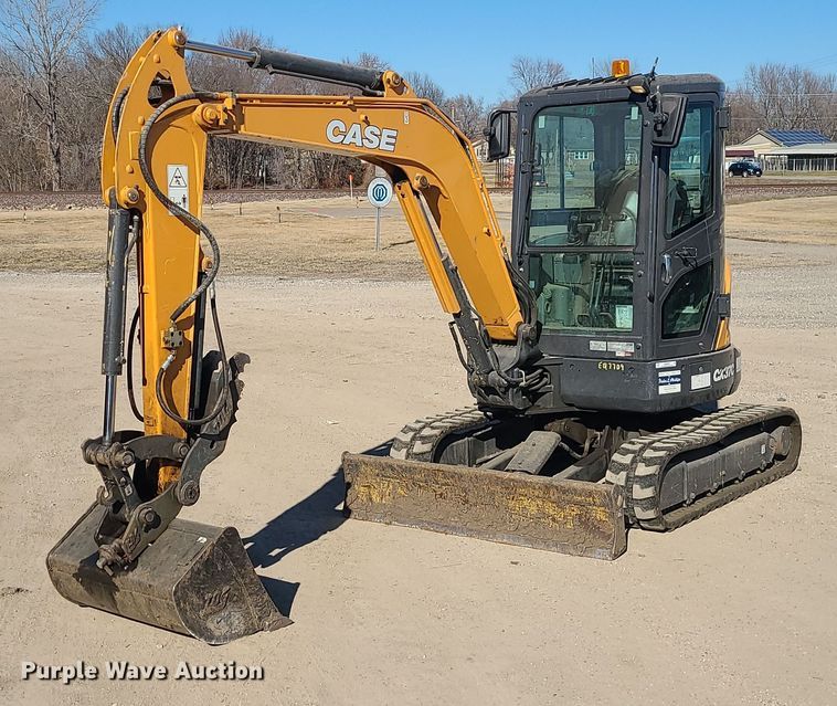 2018 Case CX37C mini excavator - MQ9658