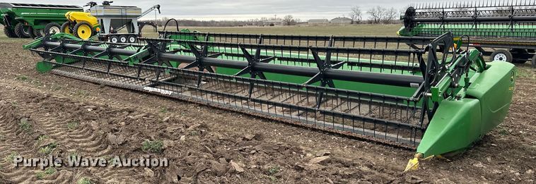 2013 John Deere 640FD flex draper head - DQ6727
