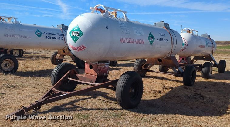 (2) NH3 tank trailers - NZ9312