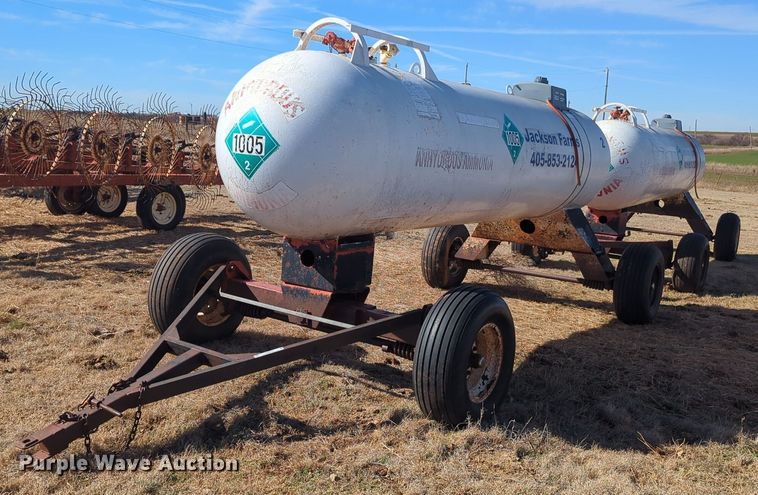 (2) NH3 tank trailers - NZ9313