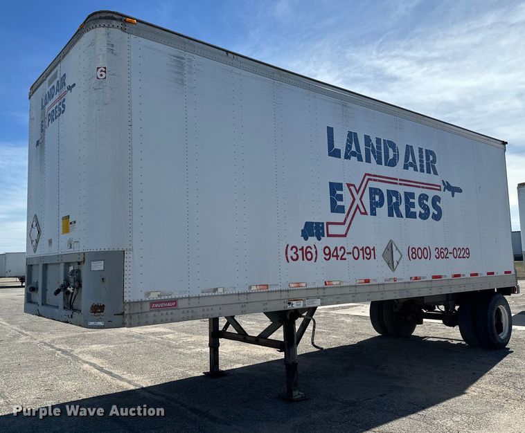 1996 Fruehauf  FBB-9-1.5-NF1 28W dry van trailer - NI9678