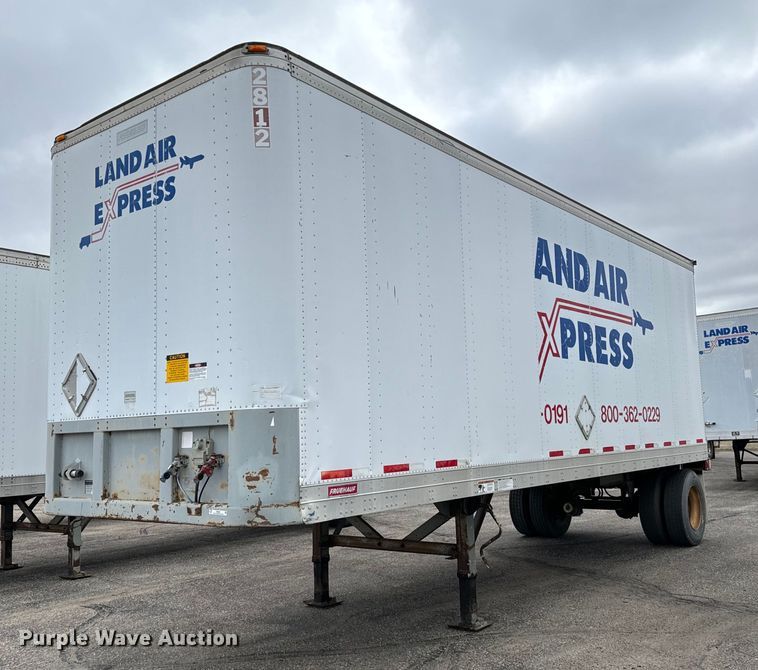 1996 Fruehauf  FBB-9-1.5-NF1 28W dry van trailer - NI9681