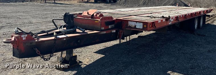 2006 Trail-Eze TE401 tilt deck equipment trailer - DQ6297