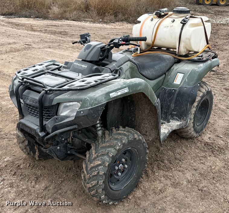 2020 Honda Rancher TRX420FM2 ATV - EK9939