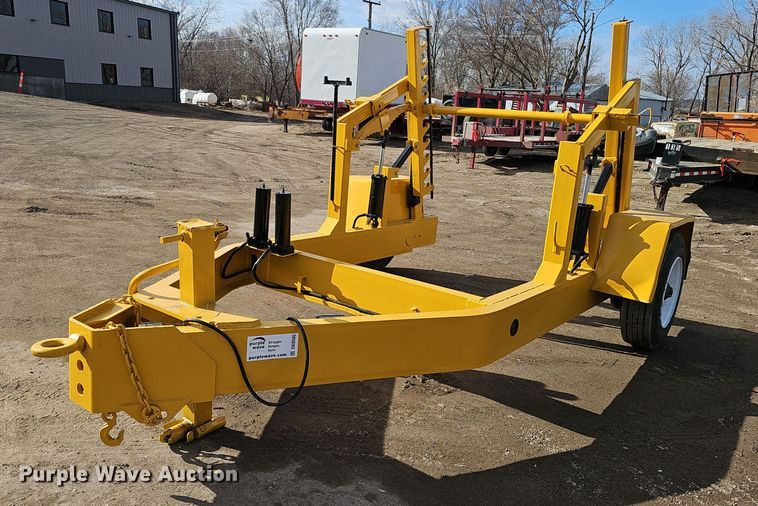 Shop built reel trailer - DK0585