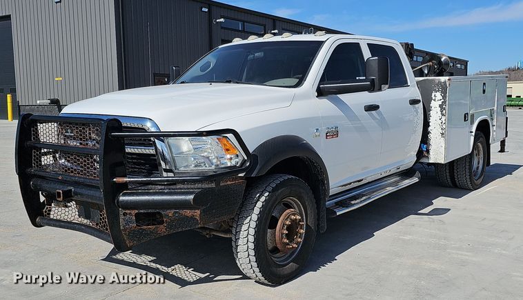 2012 Dodge Ram 4500HD Crew Cab utility / service truck - DK0592