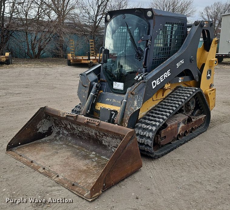 2017 John Deere 317G tracked skid steer loader - DK0721
