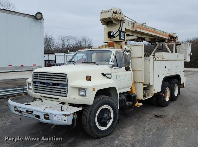 1985 Ford FT8000 digger derrick truck - DP1299