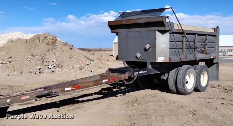 2004 Leach Pup Dump end dump pup trailer - DQ5972