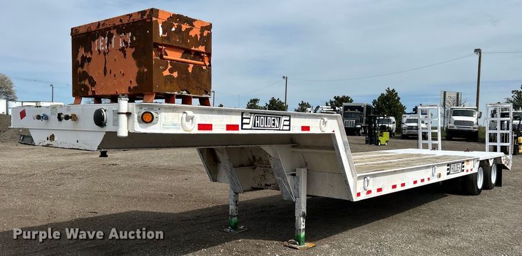 2014 Holden HLB25 drop deck equipment trailer - EG1255