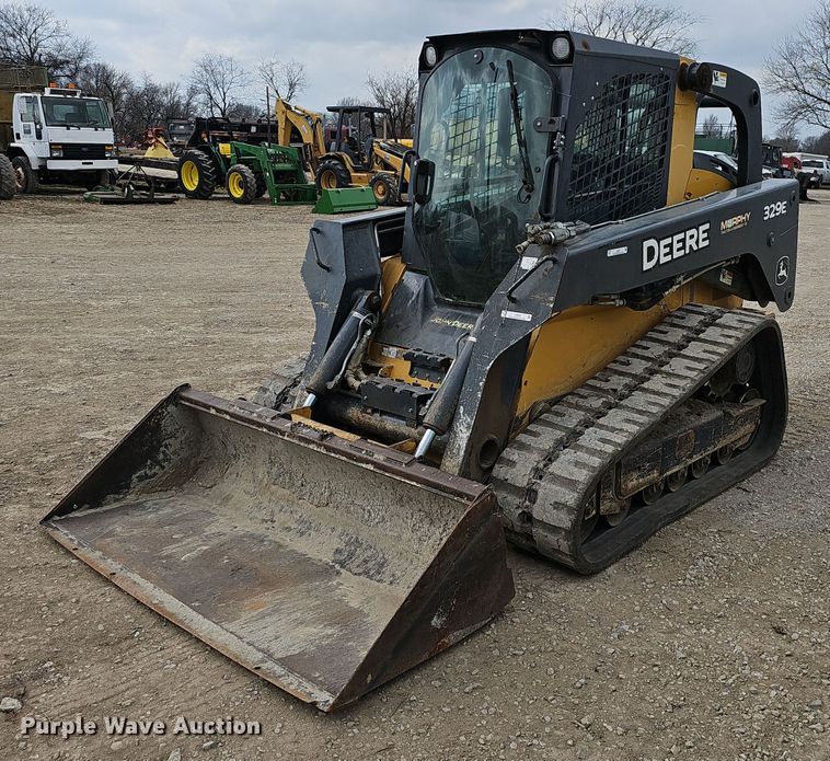 2015 John Deere 329E tracked skid steer loader - EJ6071