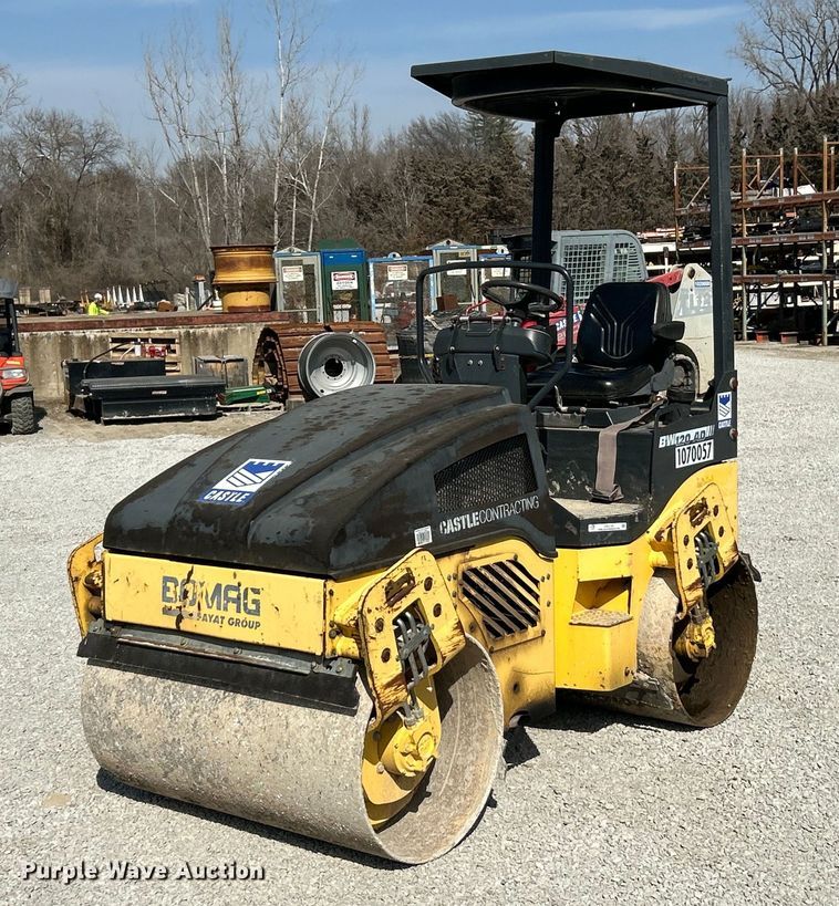 2007 Bomag BW120AD-4 double drum vibratory roller - EK4140