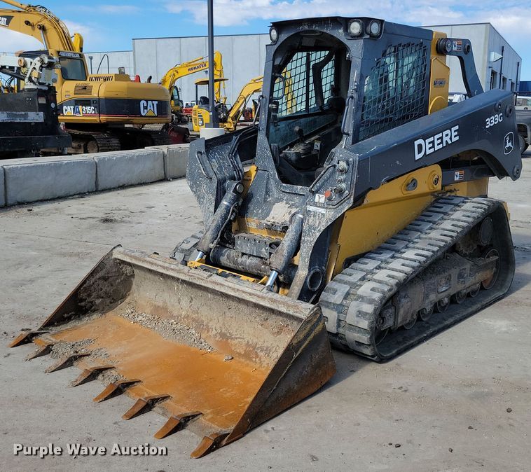 2017 John Deere 333G tracked skid steer loader - LC9839