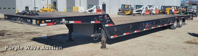 2000 Trail-Eze DHT7049 drop deck equipment trailer - LC9844