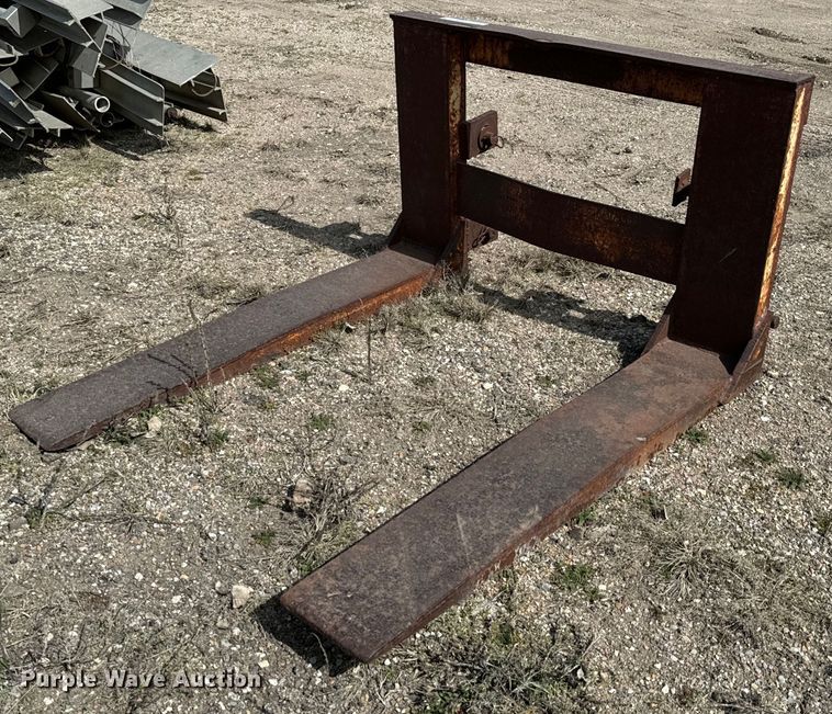 Shop built  backhoe forks - NU9486