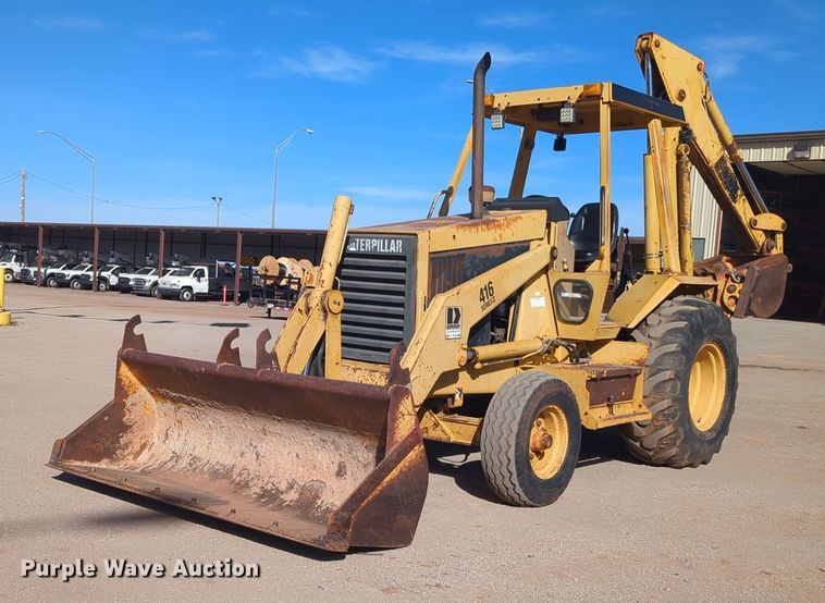 1992 Caterpillar 416 backhoe - NZ9354
