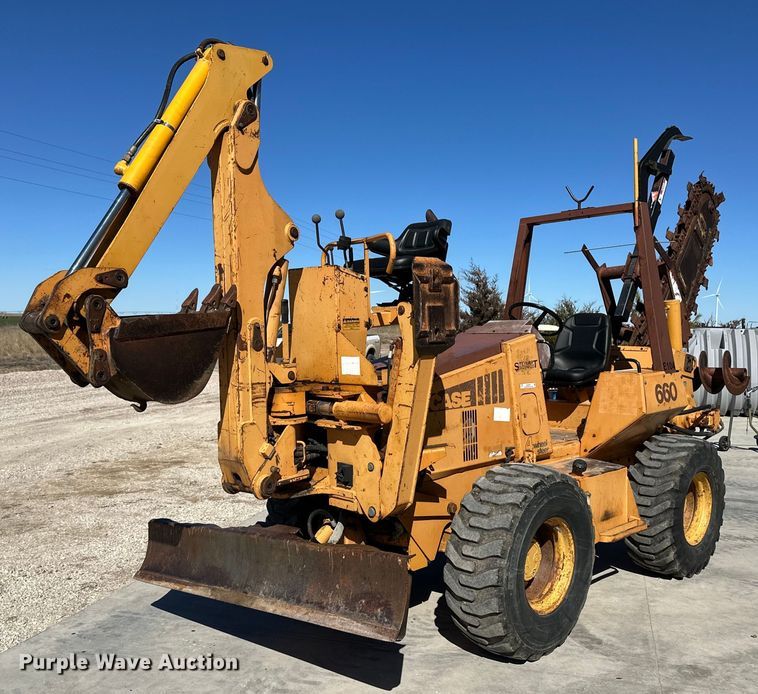 1992 Case 660 trencher - OA9570