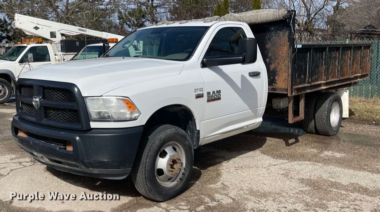 2016 Dodge Ram 3500 dump bed pickup truck - OG9808