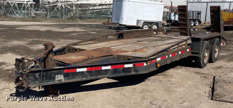 1999 Belshe  equipment trailer - OG9822