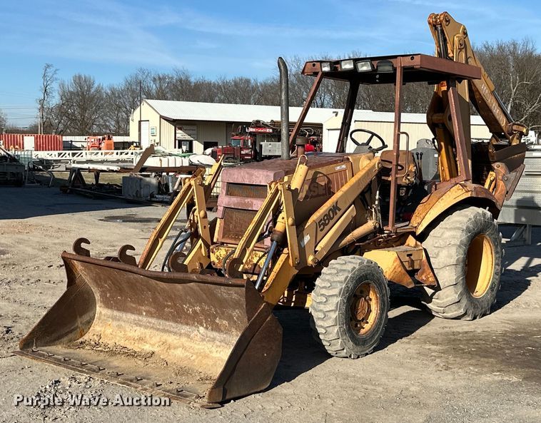 1989 Case 580K backhoe - OM9831