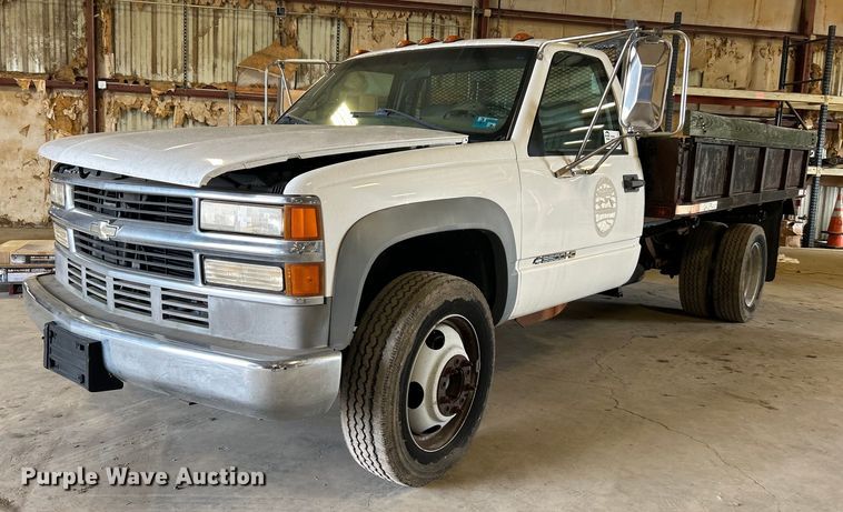 1999 Chevrolet C3500HD flatbed pickup truck - DN0712