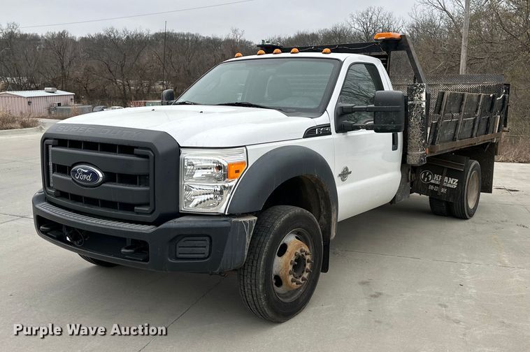 2012 Ford F450 Super Duty XL dump flatbed truck - DQ6371